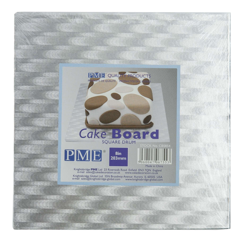 Square Premium Heavy Duty Cake Board (8" / 20.3cm)