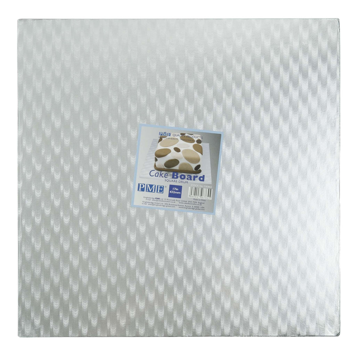 Plateau carré pour gâteau (432mm / 17")
