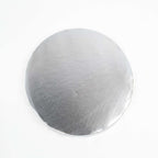 Round Wrapped Edge Silver Cake Boards - Pk/10 (20cm / 8in)