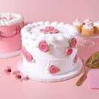 10er-set Runde Kuchenplatten mit umwickelten Kanten, Weiß (12" / 30cm)
