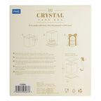 Crystal Cake Box - (150 x 150 x 180mm / 6 x 6 x 7")