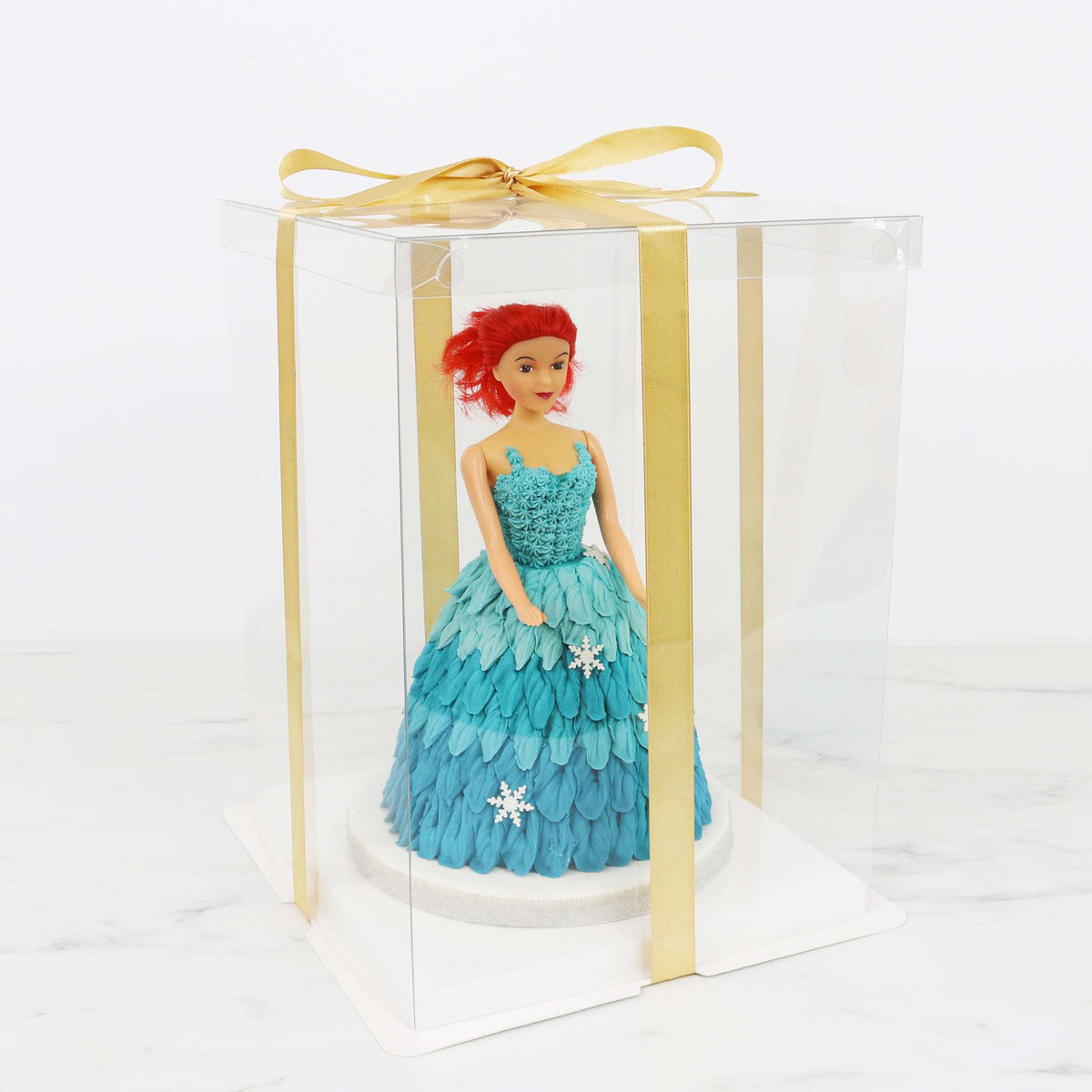 Crystal Cake Box - (150 x 150 x 180mm / 6 x 6 x 7")