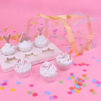 Crystal Cake Box - 6 Cupcakes (140 x 180 x 270mm / 5.5 x 7 x 10.6")