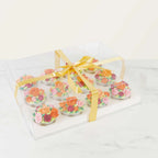 Crystal Cake Box - 12 Cupcakes (100 x 270 x 340mm / 4 x 10.6 x 13.4")