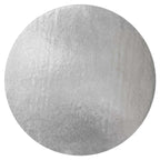 5 stuks Ronde Taartkaarten, Zilver (6" / 15cm)
