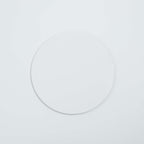 Round White Cake Cards Pk/5 (15cm / 6in)