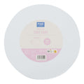 Round White Cake Cards Pk/5 (20cm / 8in)