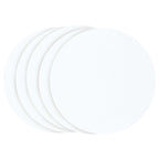 Round White Cake Cards Pk/5 30cm / 12in)