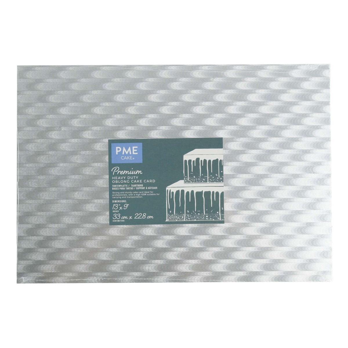 Carte de gâteau rectangulaire (330 x 228mm / 13 x 9")