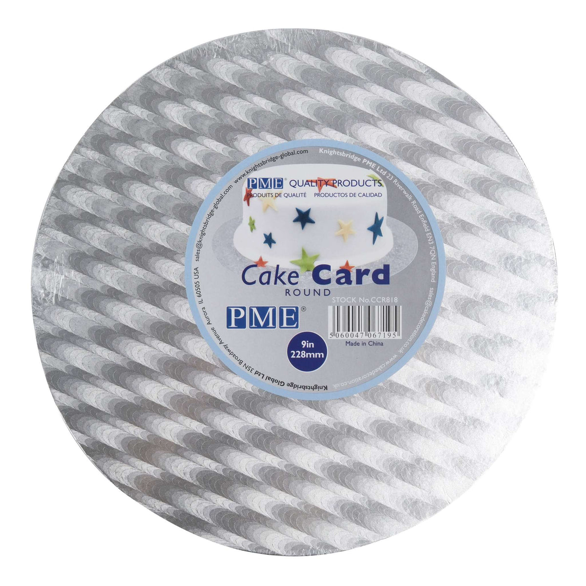 Ronde Taartkaart (228mm / 9")