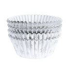 Noël Caissettes à cupcakes en Aluminium - Neige Argentée (60 pièces)