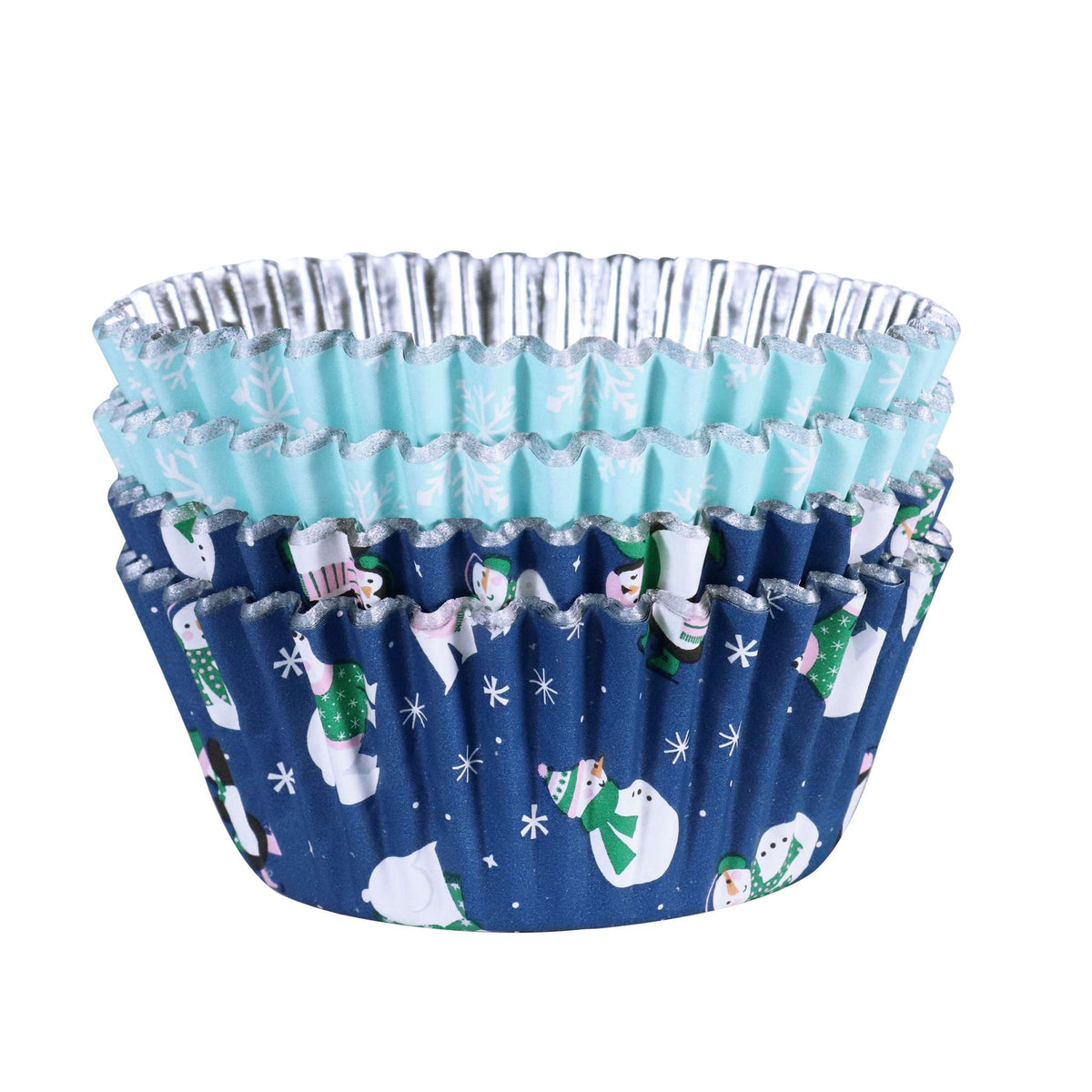 Snow Much Fun Foil Lined Cupcake Cases Pk/60