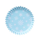 Noël Caissettes à cupcakes en Aluminium - Neige Amusante (60 pièces)