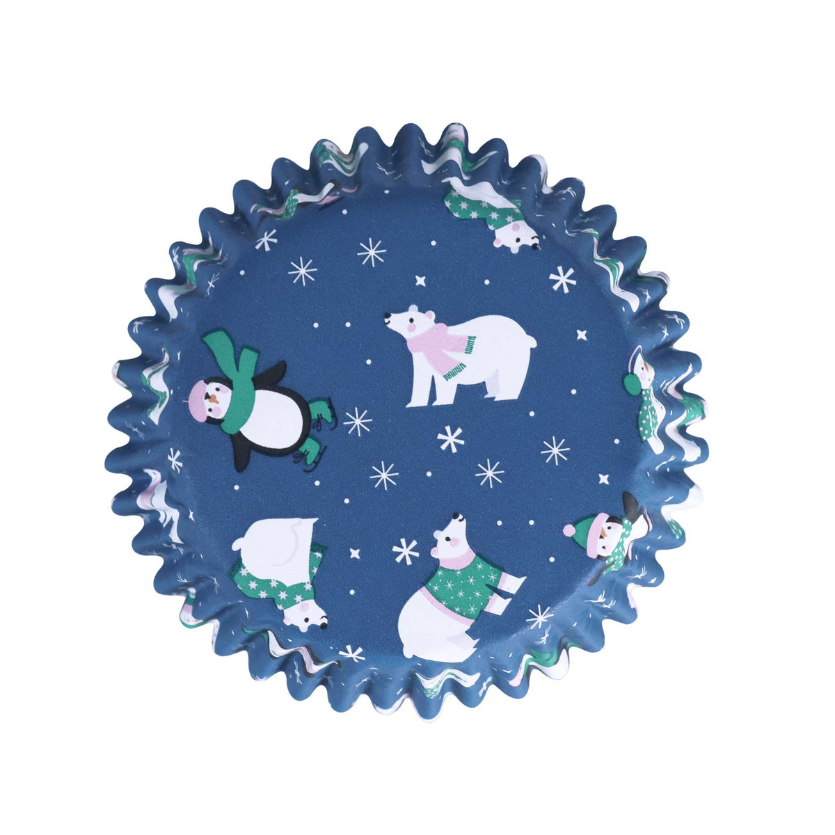 Snow Much Fun Foil Lined Cupcake Cases Pk/60