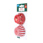 Weihnachtliche folienbeschichtete Cupcake-Förmchen, Rudolph - Mini-Größe (60 Stück)