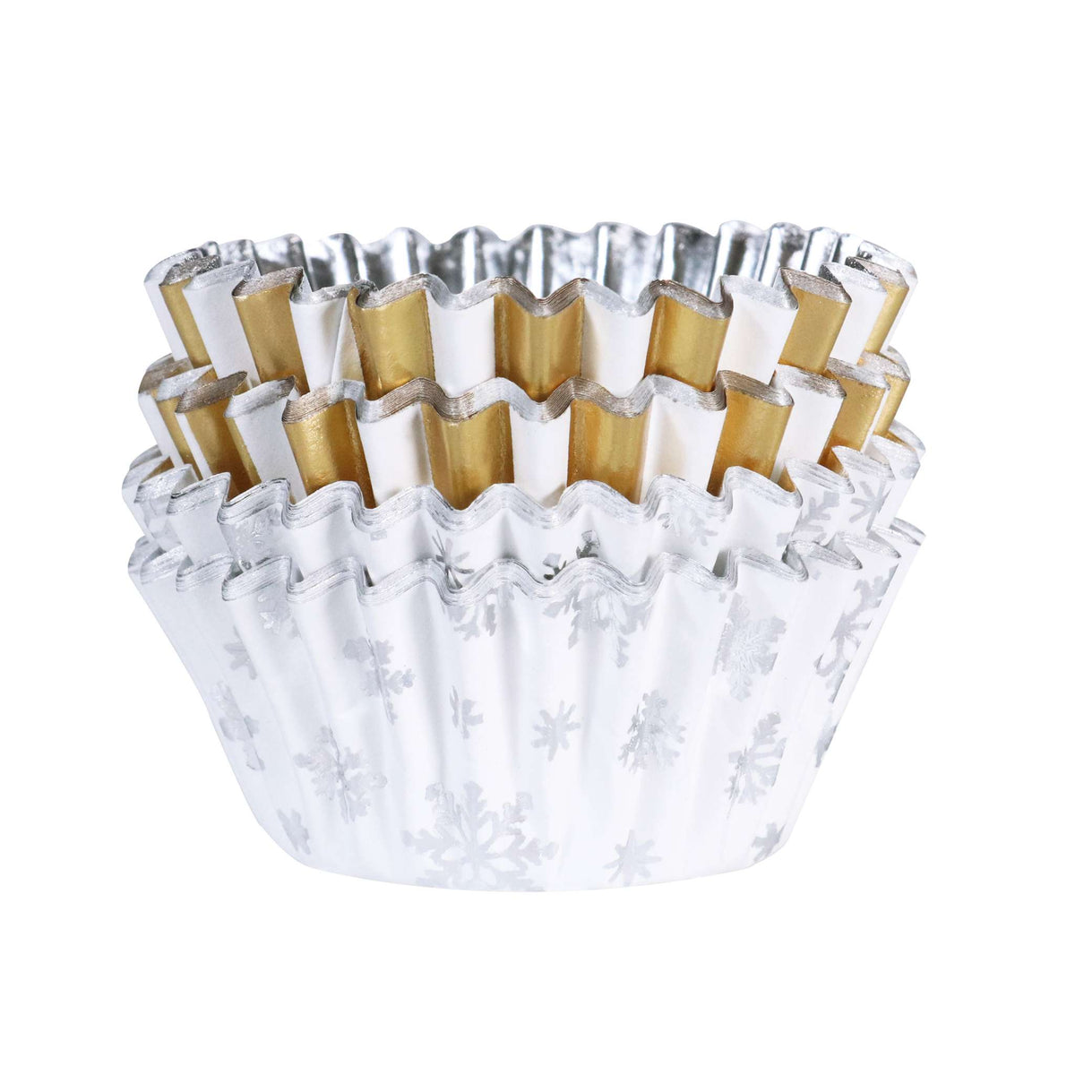 Sparkle Mini Foil Lined Cupcake Cases Pk/60