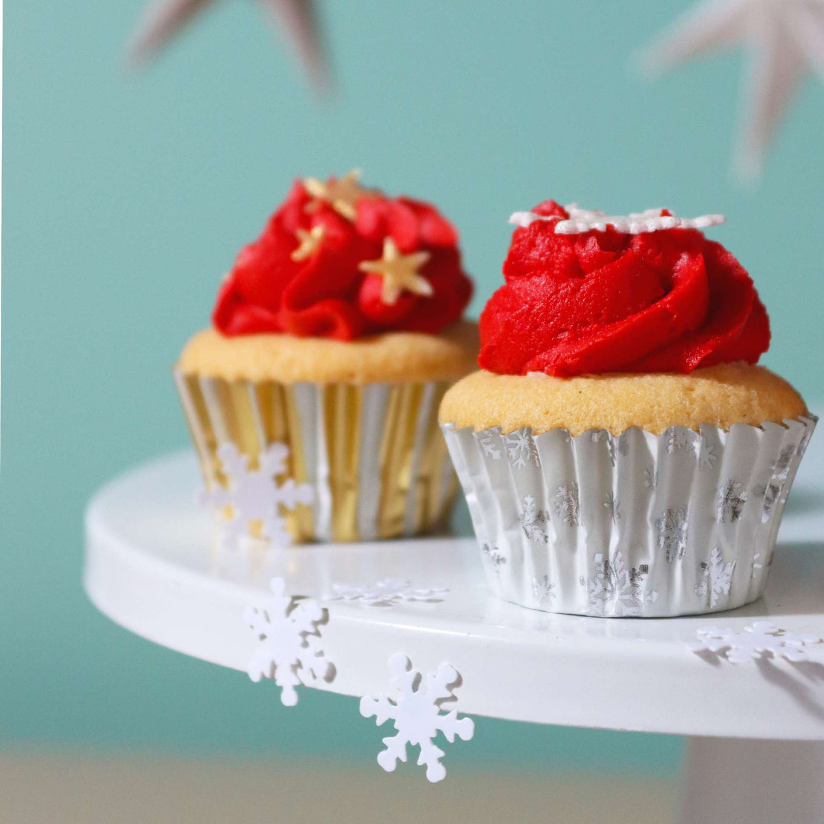 Sparkle Mini Foil Lined Cupcake Cases Pk/60
