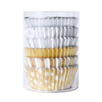 Gold & Silver Metallic Cupcake Cases Pk/100
