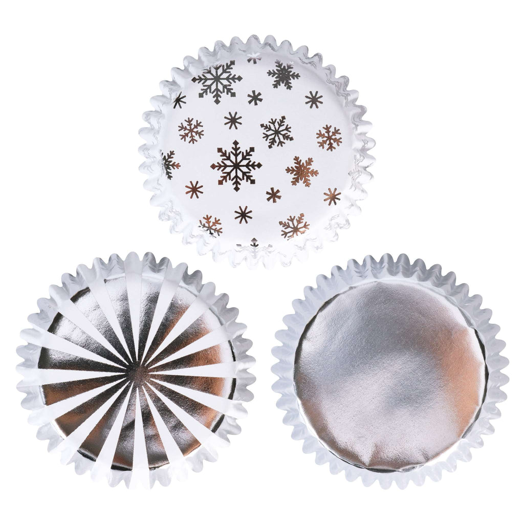 Gold & Silver Metallic Cupcake Cases Pk/100