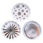 Gold & Silver Metallic Cupcake Cases Pk/100