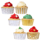 Gold & Silver Metallic Cupcake Cases Pk/100