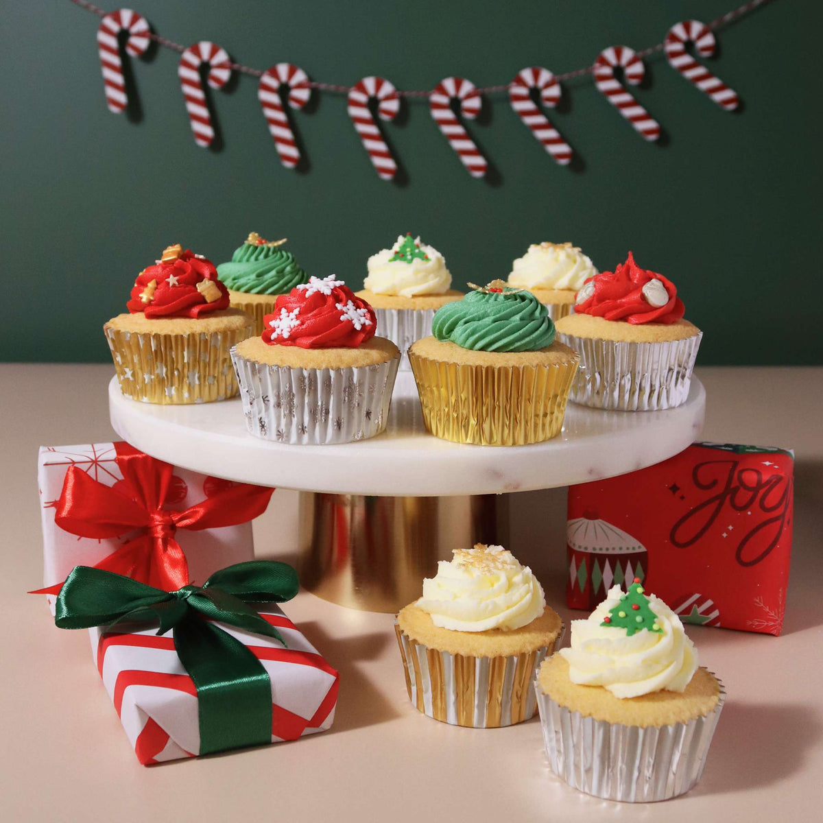 Gold & Silver Metallic Cupcake Cases Pk/100