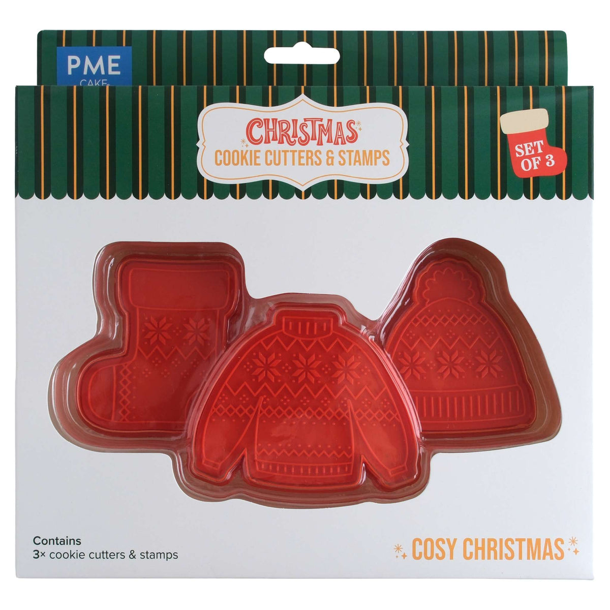 Noël Emporte-pièces et Tampons - Noël Douillet (Set de 3)