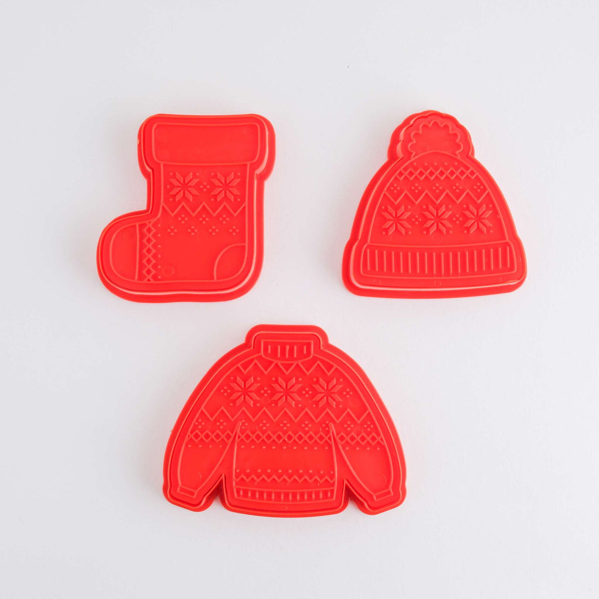 Noël Emporte-pièces et Tampons - Noël Douillet (Set de 3)