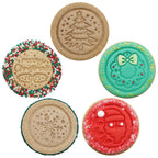 Navidad Set de 7 Sellos en Relieve para Galletas - Es la época