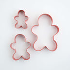 Gingerbread Man Cookie Cutters Set Of 3