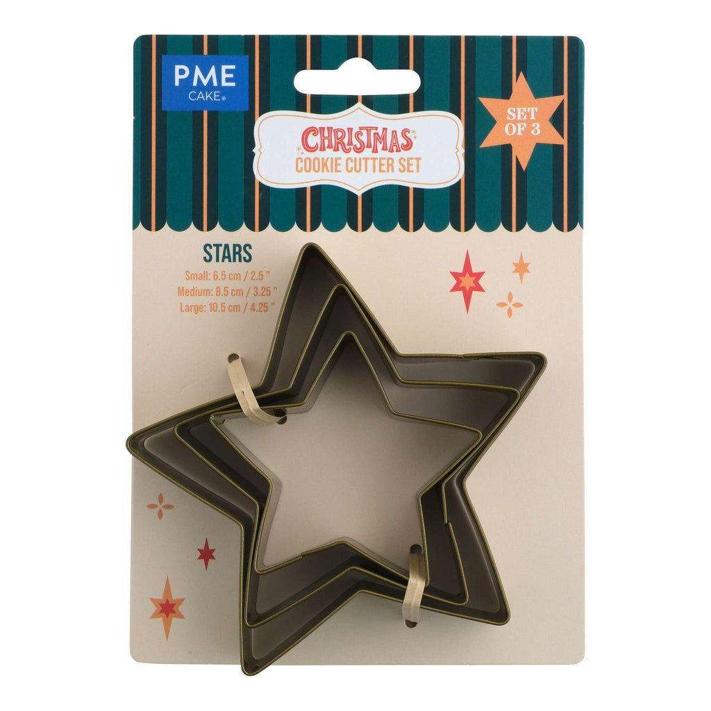 Stars Cookie Cutters Set Of 3