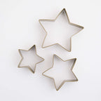 Stars Cookie Cutters Set Of 3