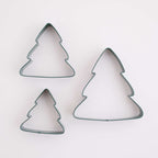 Weihnachts-Keksausstecher Set von 3 - Weihnachtsbäume
