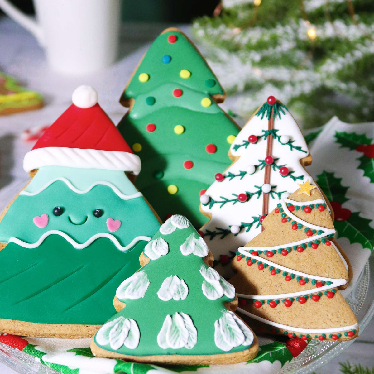 Christmas Trees Cookie Cutters Set Of 3