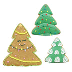 Weihnachts-Keksausstecher Set von 3 - Weihnachtsbäume