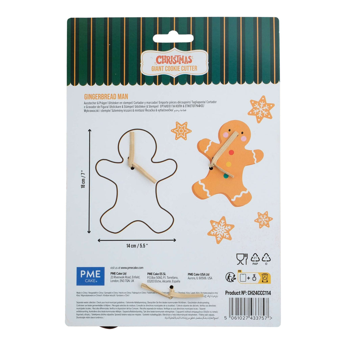 Gingerbread Man Giant Cookie Cutter