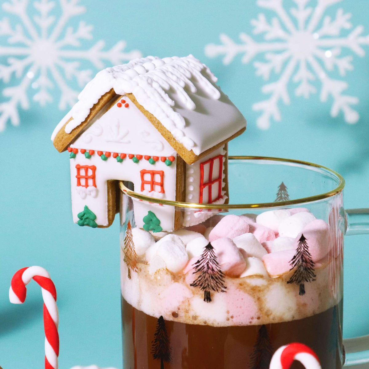 Gingerbread House Mug Hugger Mini 3D Cookie Cutters Set Of 3