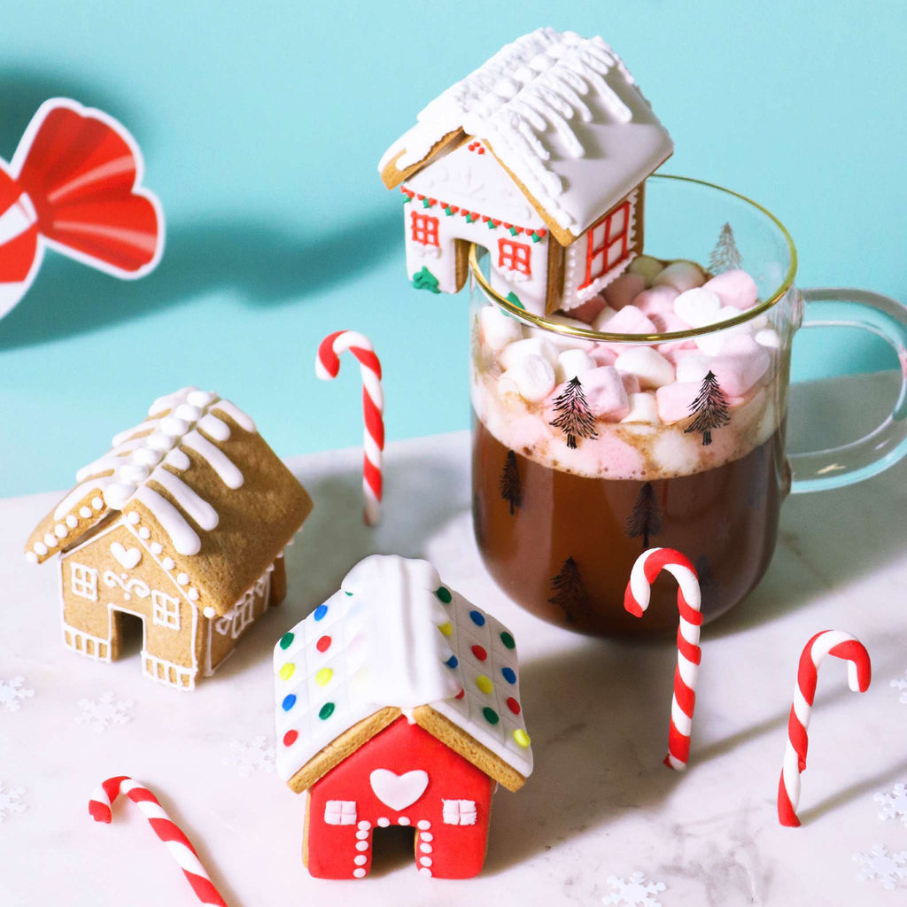 Gingerbread House Mug Hugger Mini 3D Cookie Cutters Set Of 3