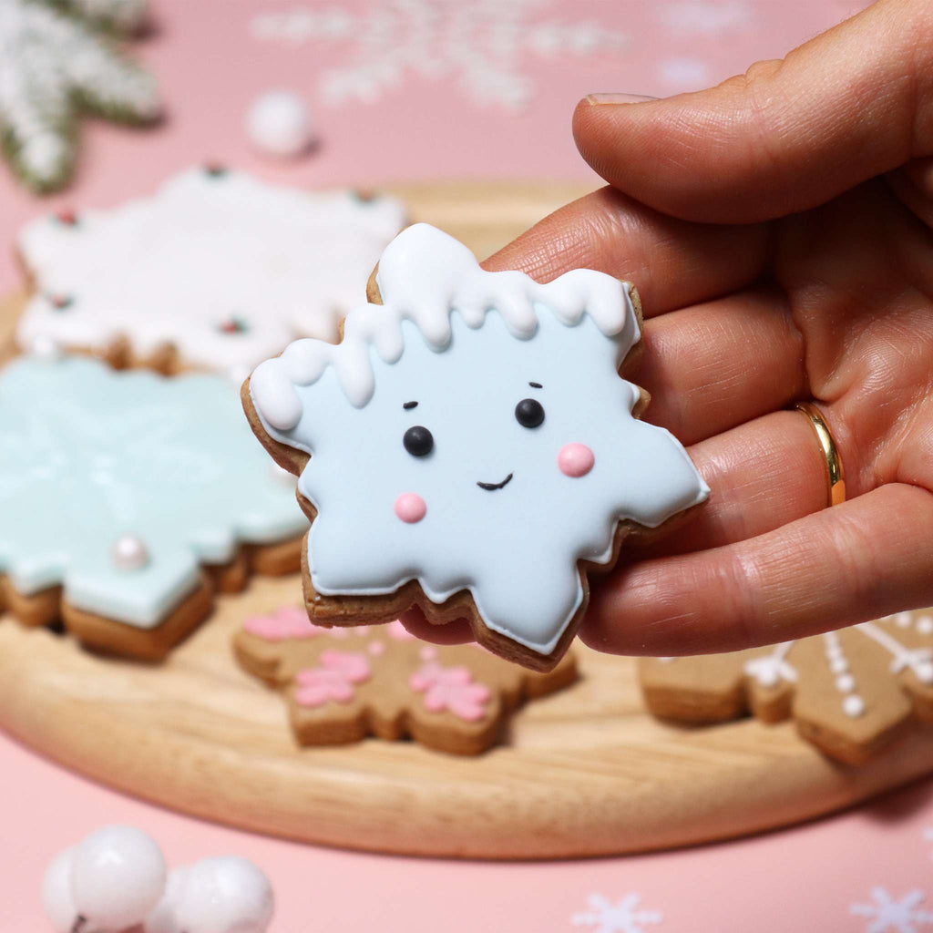Kerst Set van 3 Koekjesuitstekers - Sneeuwvlokken