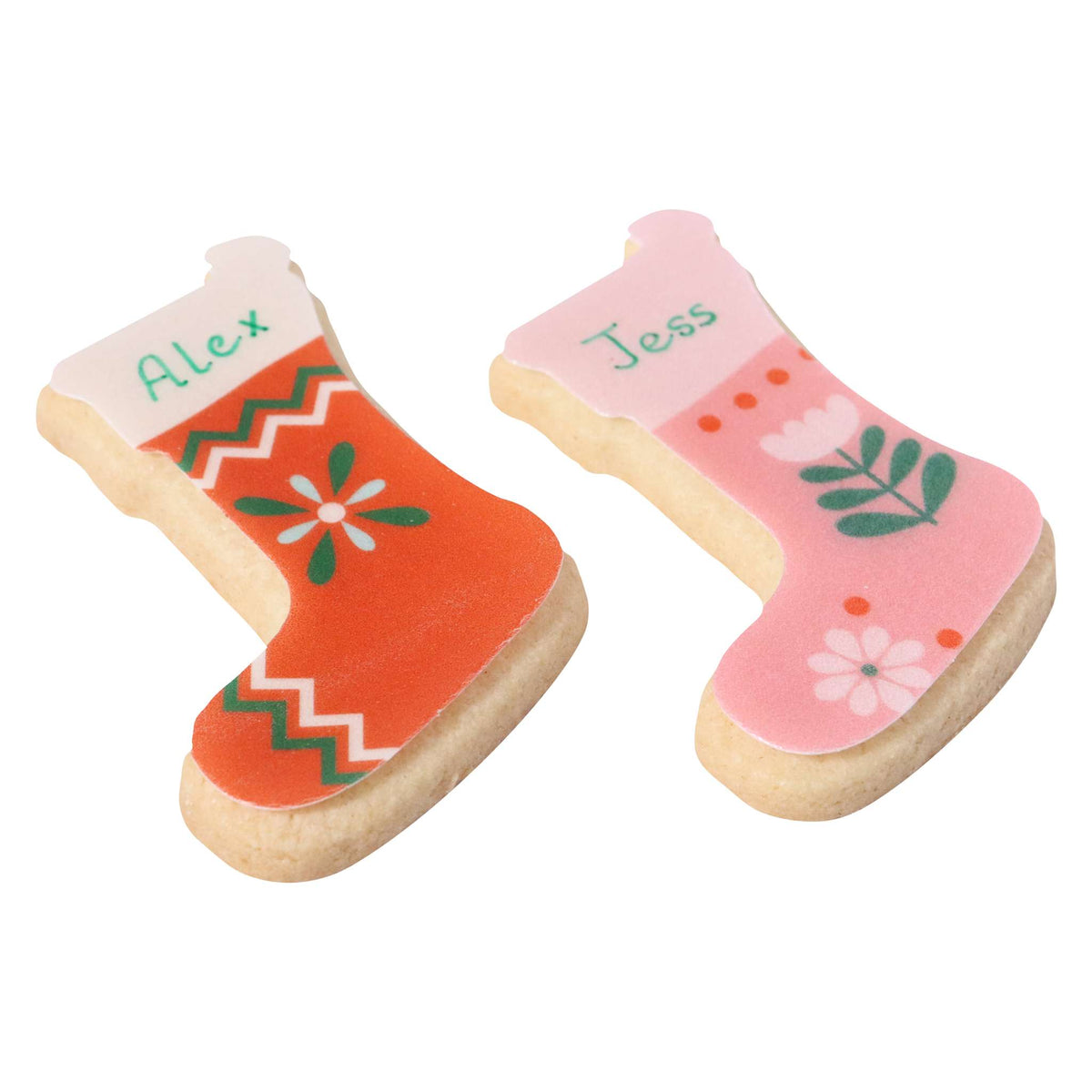 Kerst Koekjesversieringset - Schrijf je naam op de Kerstkousen
