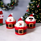 Noël Kit de Décoration de Cupcakes - Emoji Santa (Set de 6)