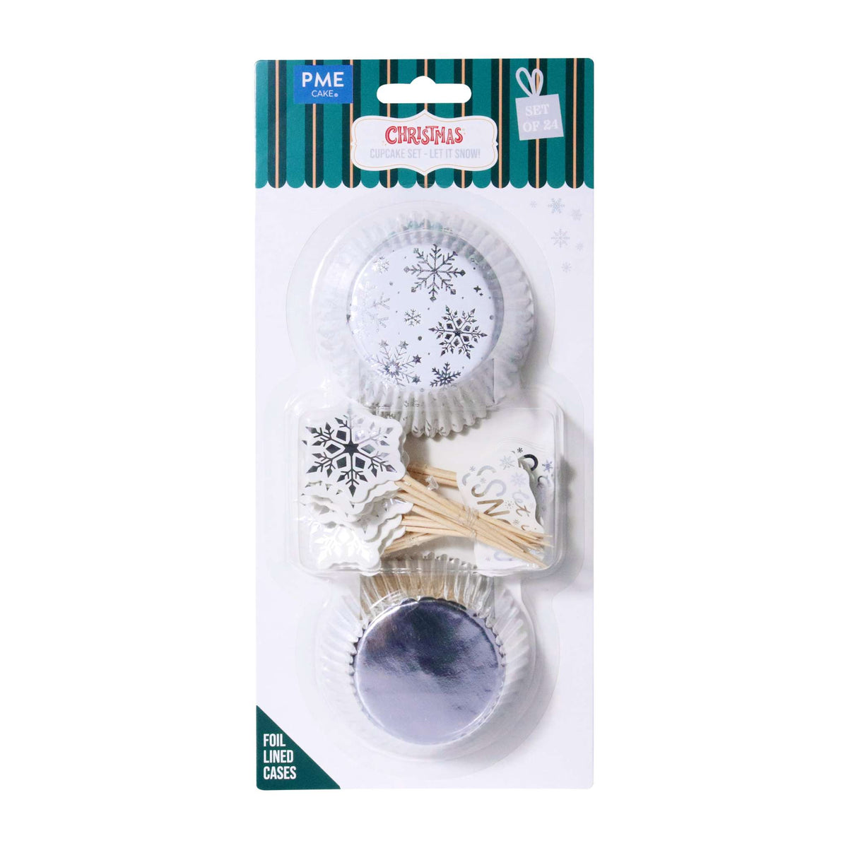 Let It Snow Cupcake Set Of 24