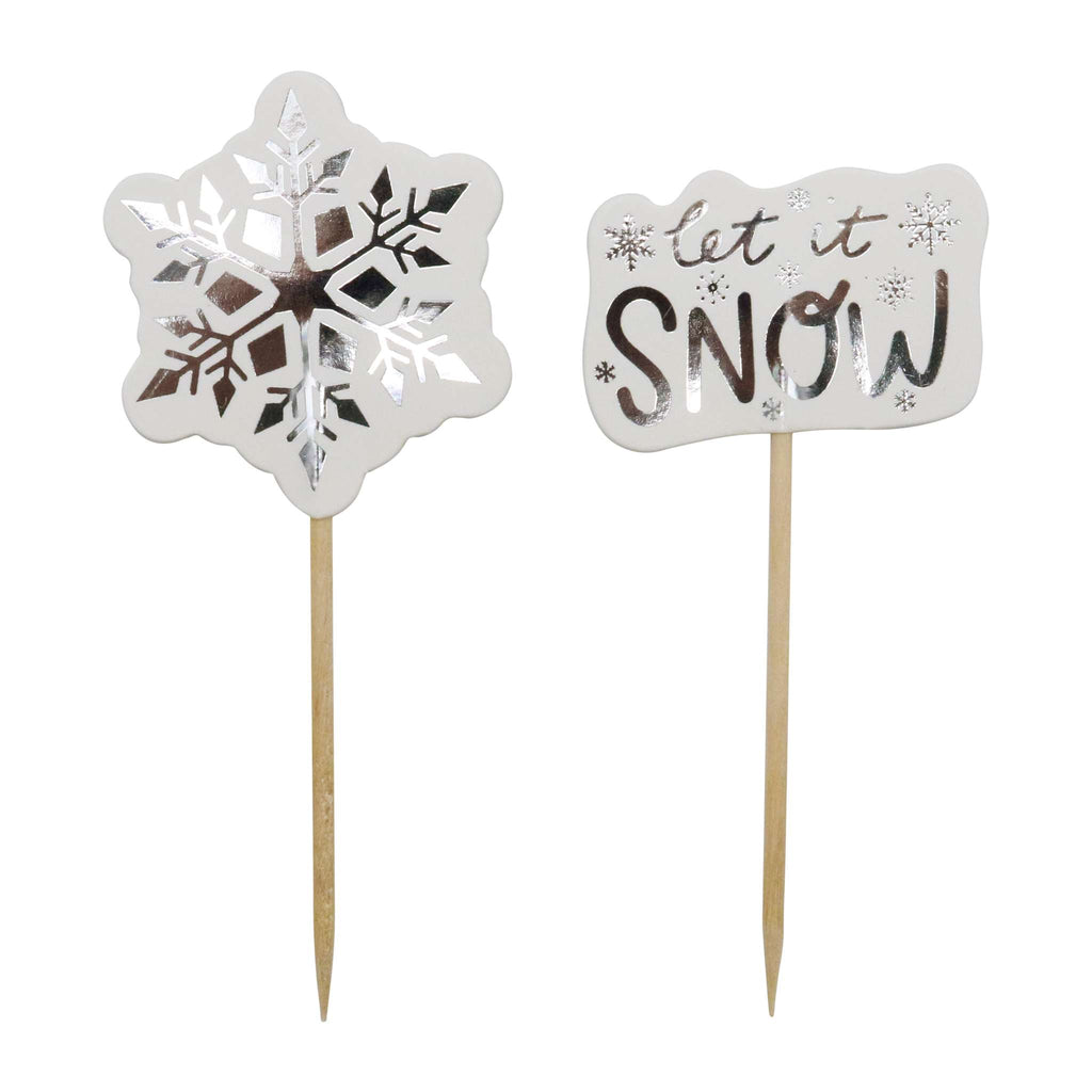 Let It Snow Cupcake Set Of 24