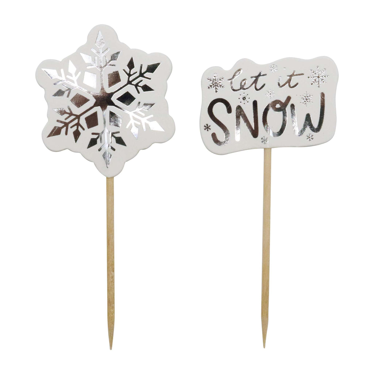 Let It Snow Cupcake Set Of 24