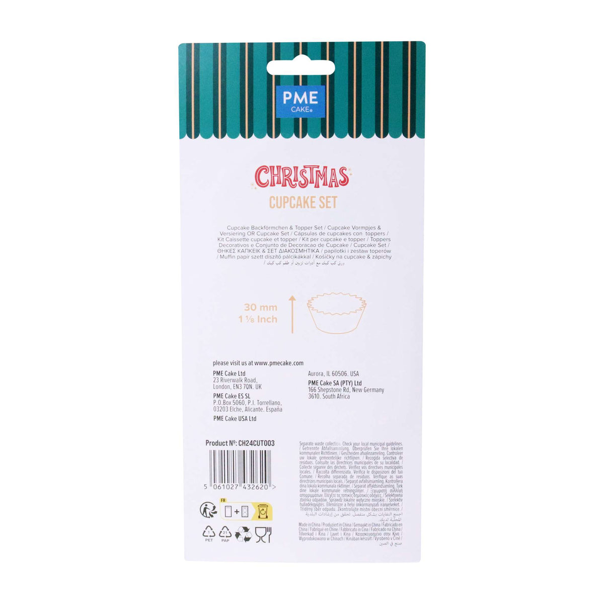 Let It Snow Cupcake Set Of 24