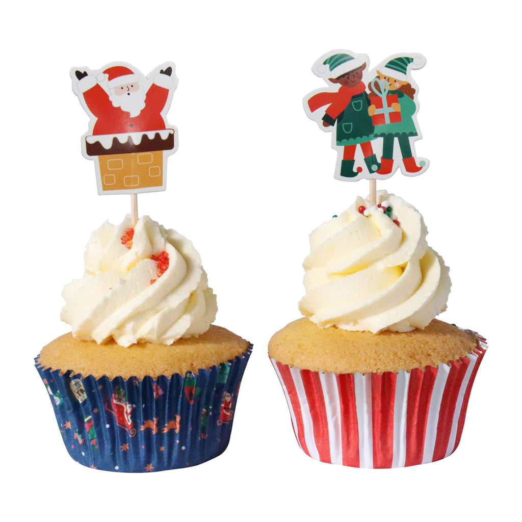 Santa's Coming To Town Cupcake Set Of 24
