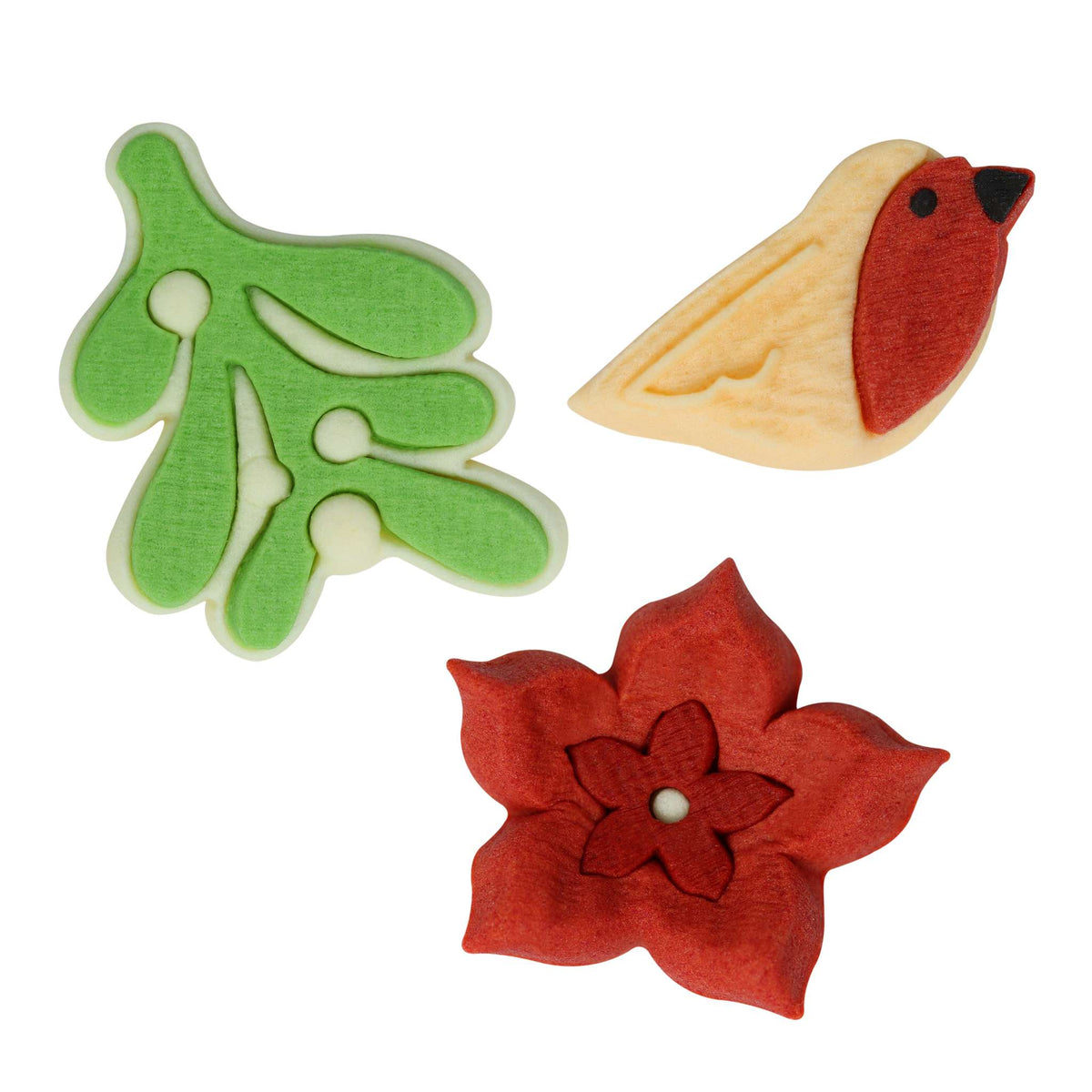 Noël Décorations en Sucre Comestibles - Sous le gui (12 pièces)