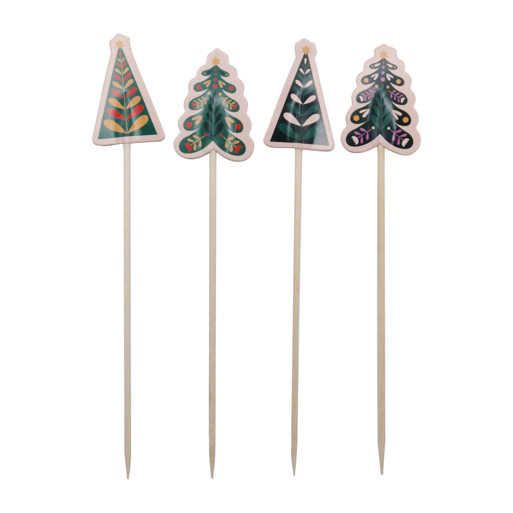 Weihnachts Leckereien-Picker - Weihnachtsbäume (24 Stück)