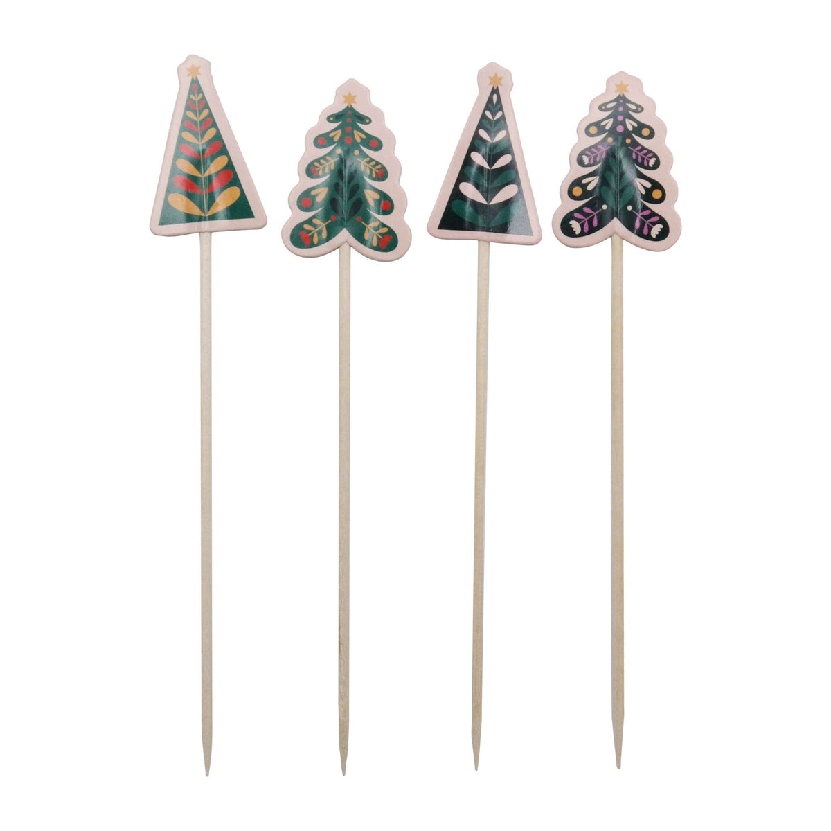 Weihnachts Leckereien-Picker - Weihnachtsbäume (24 Stück)
