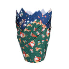 Santa's Workshop Tulip Shaped Muffin Cases Pk/24